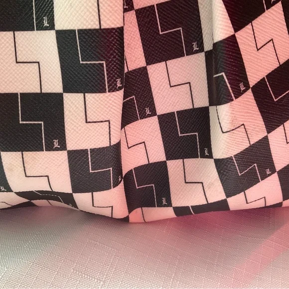 L.A.M.B. Black and White Checkered Satchel - Picture 16 of 16